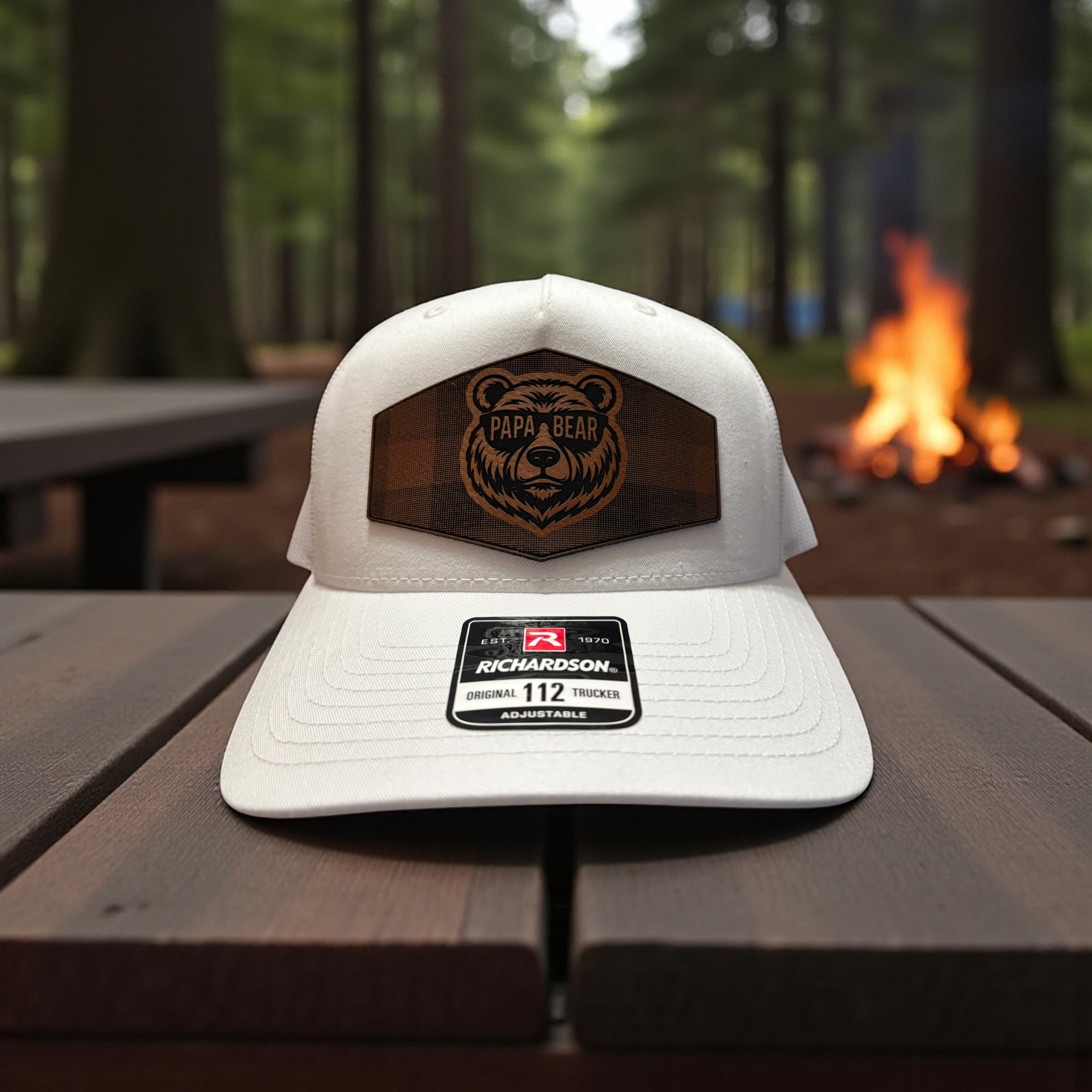 "Papa Bear" Trucker Hat - Classic Style for the Outdoorsy Dad