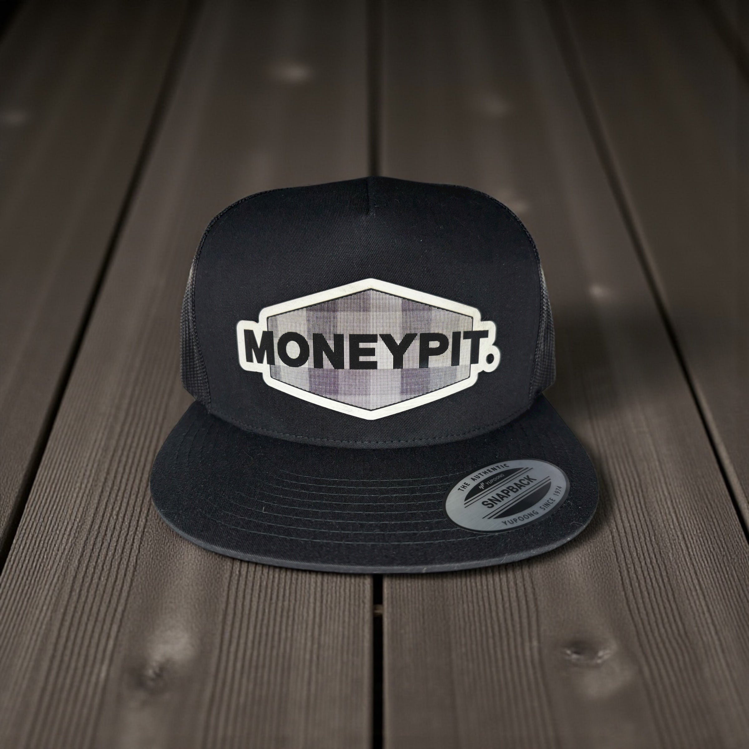 Your Business Logo Leather Patch Trucker Hat