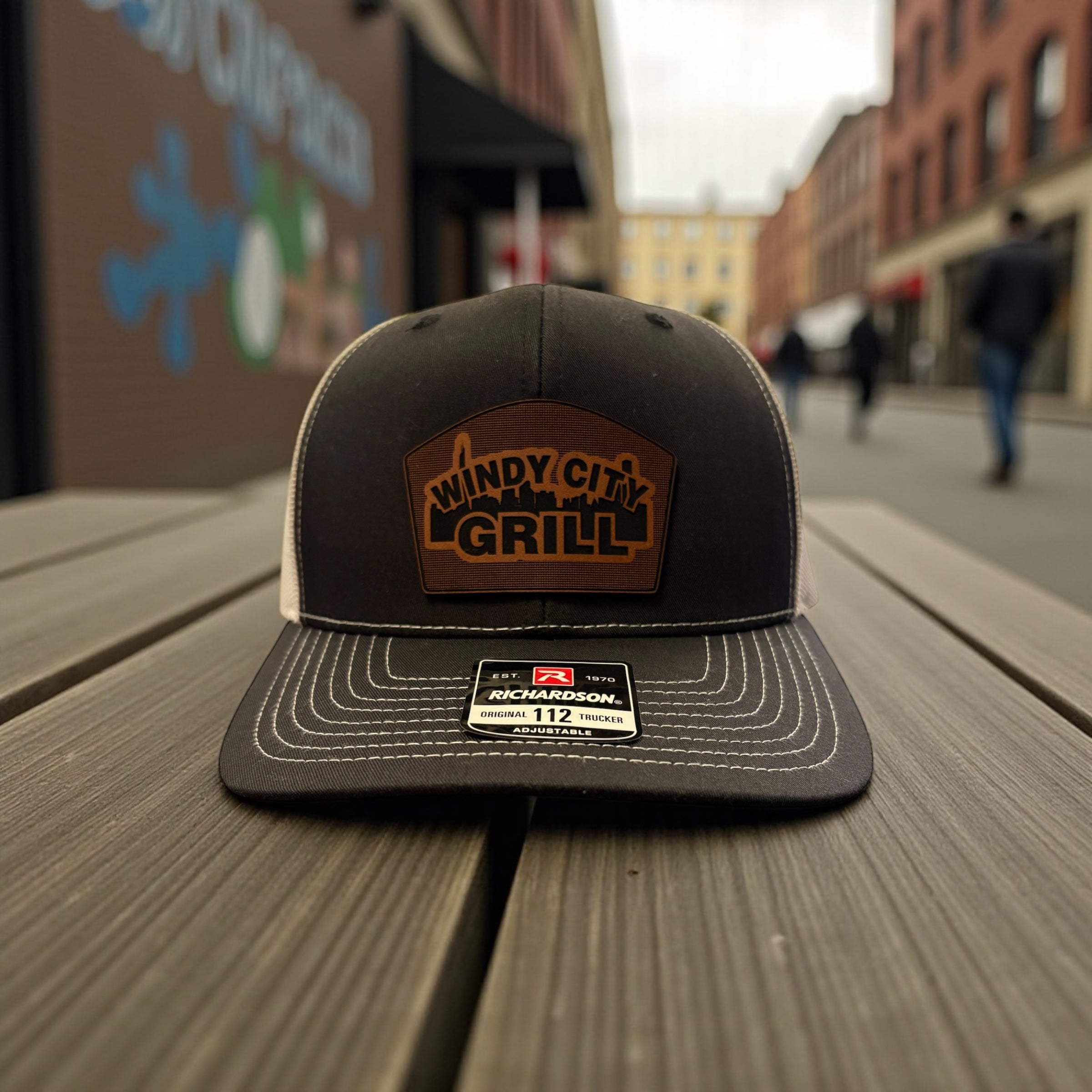 Custom Leather Patch Trucker Hat